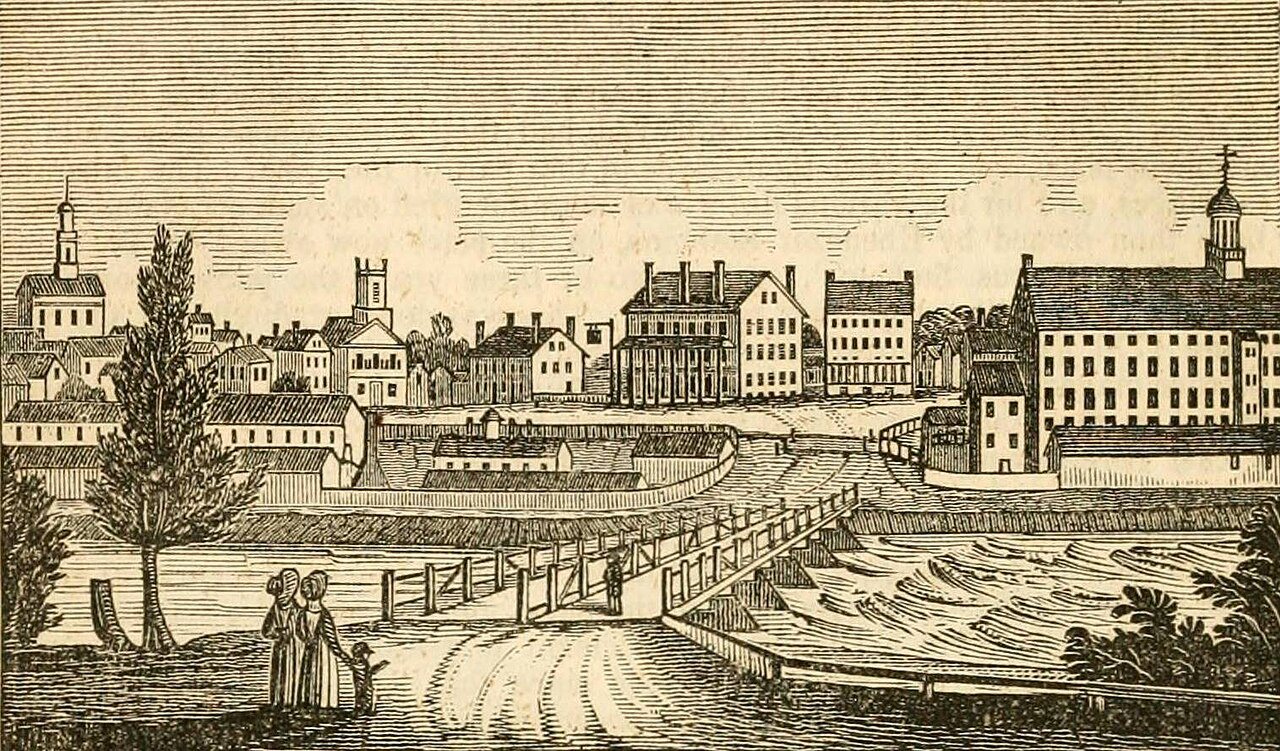 Village of Cabotville, Springfield, Massachusetts (1844)