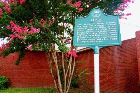 Keiser-historical-marker-ar