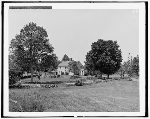 Whittier's birth place