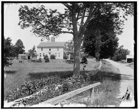 Whittier's birth place