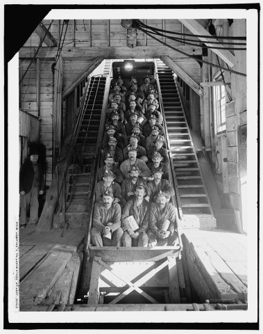 Just up, Hecla [i.e. Calumet and Hecla Mine] shaft No. 2