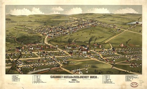 Calumet, Hecla & Red Jacket, Mich. - 1881