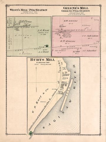 Atlas of Saginaw Co., Michigan - from recent and actual surveys and records