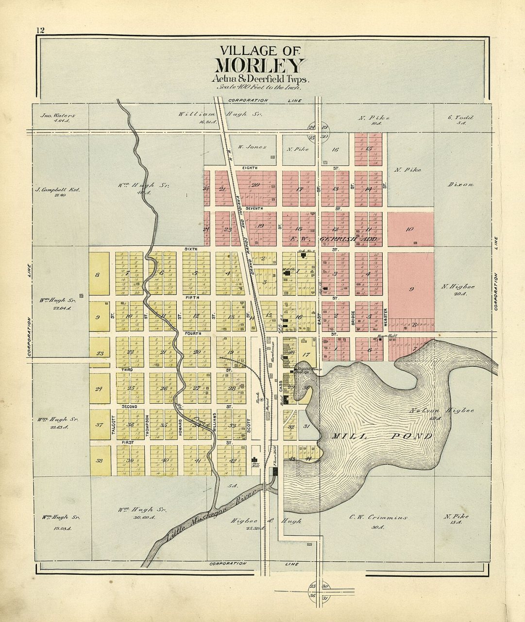 Plat book of Mecosta County, Michigan
