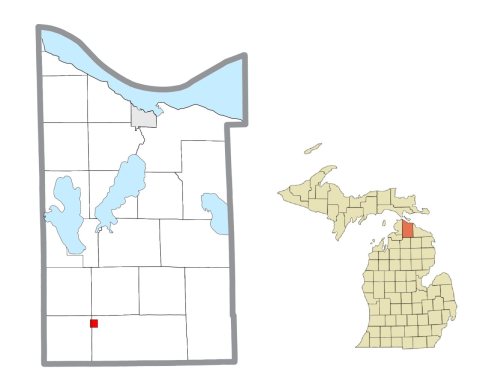 Wolverine (village), MI location2