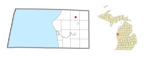 Free Soil (village), MI location