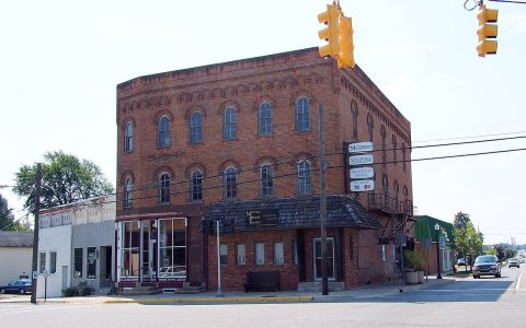 Old Storefronts in Brooklym, Michigan