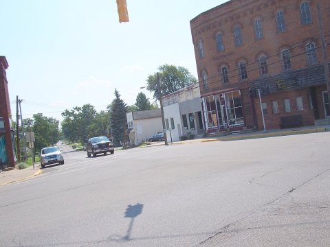 Old Storefronts in Brooklym, Michigan