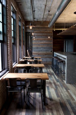 Journeyman Distillery tasting bar