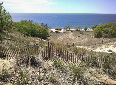 North Beach Park on Lake Michigan near Ferrysburg