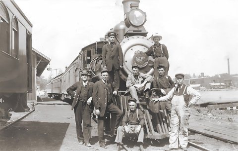 Pentwater Michigan Train Crew