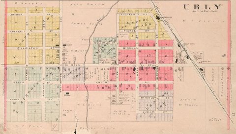 Map of Ubly, Michigan (1904)
