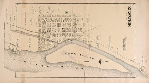Atlas of Saginaw Co., Michigan - from recent and actual surveys and records
