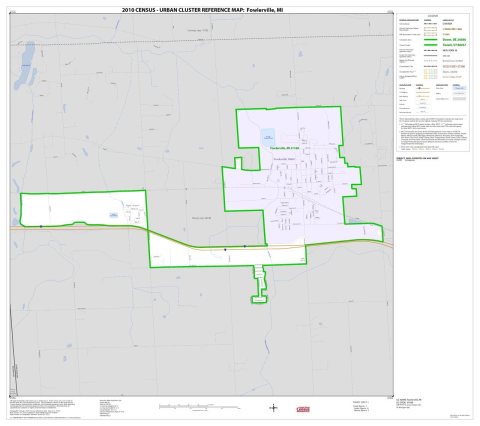 2010 Census Urban Cluster Reference Map for