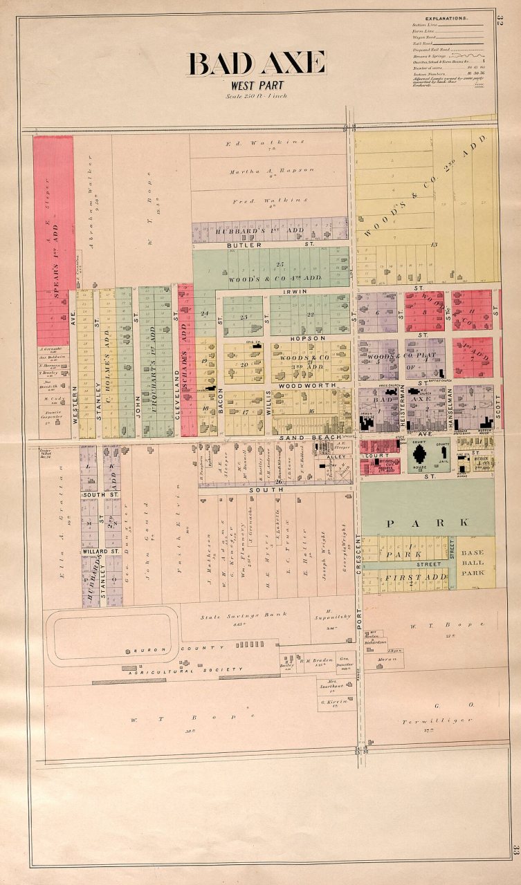 Plat book of Huron County, Michigan - also patron's business and general farmer's directory of Huron Co., Mich. - with …