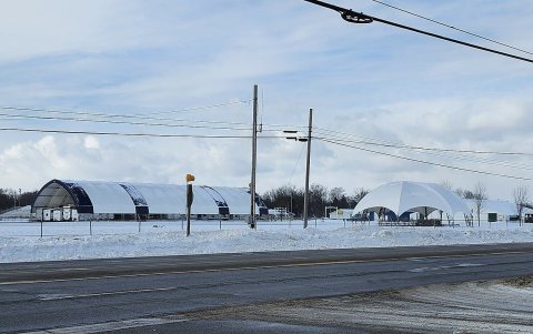 Eastern Michigan Fairgrounds At Winter