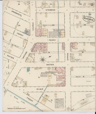 Sanborn Fire Insurance Map from Montague, Muskegon County, Michigan. LOC sanborn04116 001-2