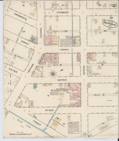 Sanborn Fire Insurance Map from Montague, Muskegon County, Michigan. LOC sanborn04116 001-2