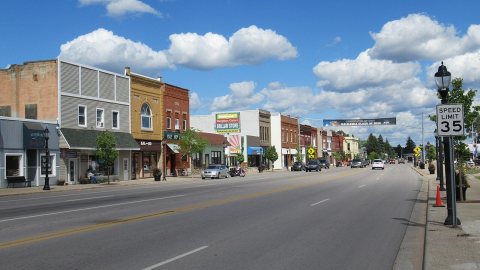 Downtown Kalkaska, MI (US 131)