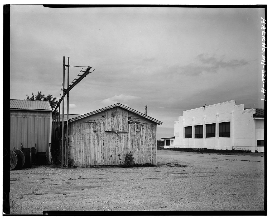 Capital City Airport, Wood Garage, North side of Grand River Avenue