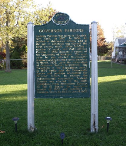 Andrew Parsons House sign
