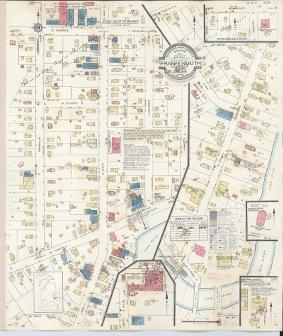 Sanborn Fire Insurance Map from Frankenmuth, Saginaw County, Michigan. LOC sanborn04012 002