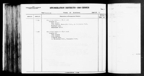 1940 Census Enumeration District Descriptions - Michigan - Dickinson County - ED 22-2A, ED 22-2B