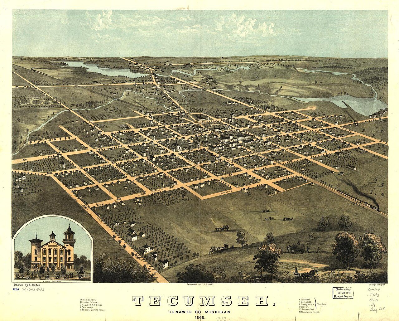 Tecumseh panorama