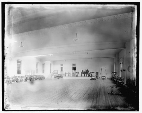 Alma Sanitarium, the gym