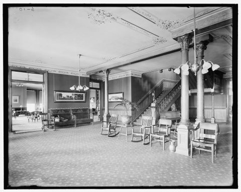 Alma Sanitarium, reception hall