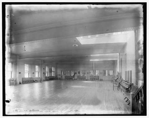Alma Sanitarium, the gym