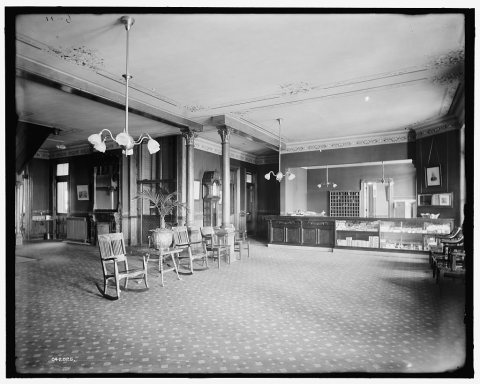 Alma Sanitarium, reception hall and office