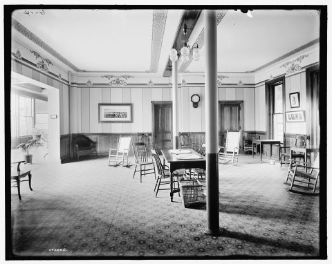 Alma Sanitarium, gentlemen's writing room