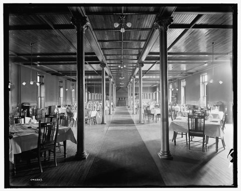 Alma Sanitarium, dining room