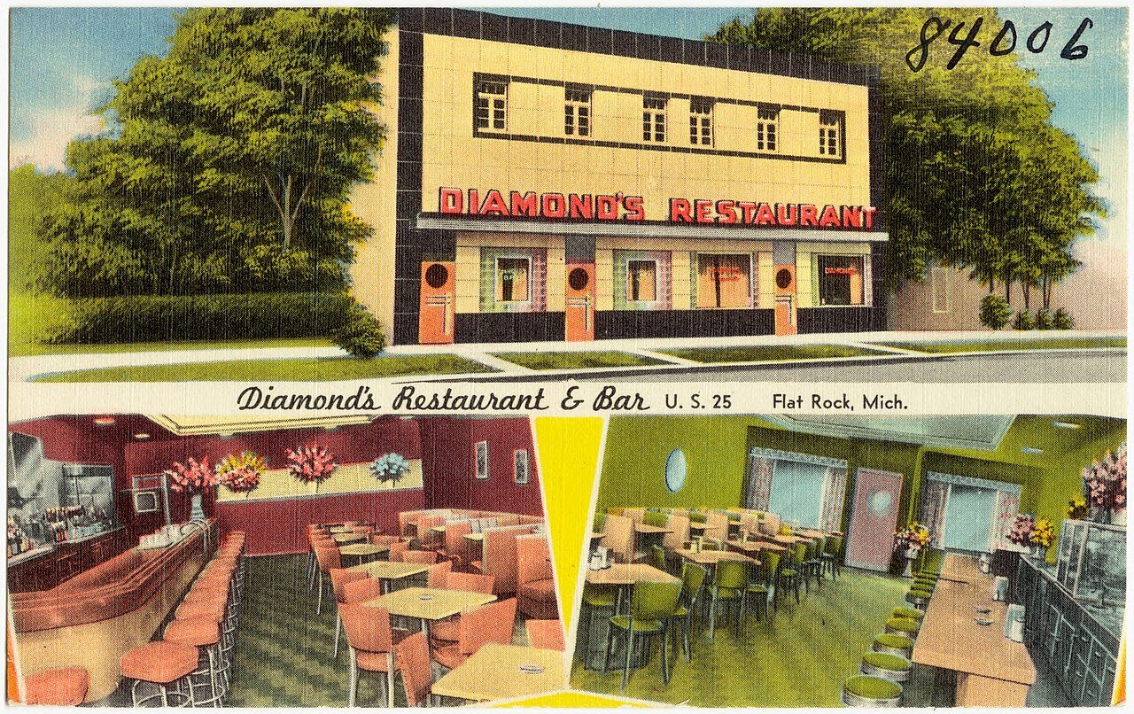 Diamond's Restaurant and Bar, U. S. 25, Flat Rock, Mich (84006)