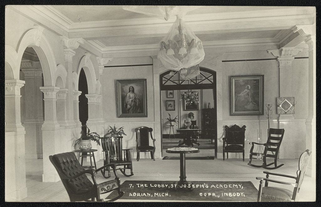 The lobby, St. Joseph's Academy