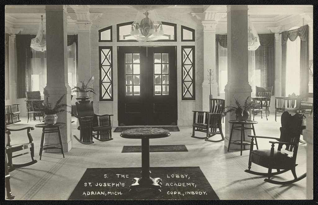 The lobby, St. Joseph's Academy