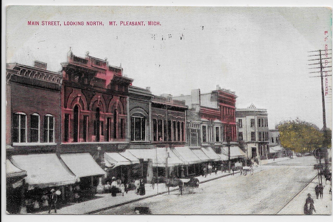 Mt Pleasant MI c 1910 EC Kropp
