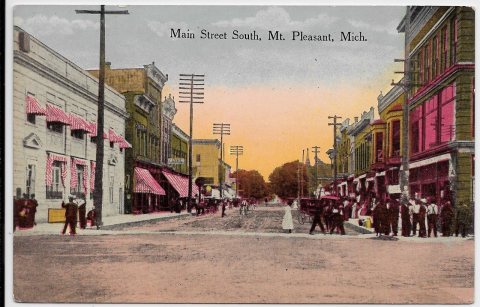 Mt Pleasant MI c 1910 EC Kropp2
