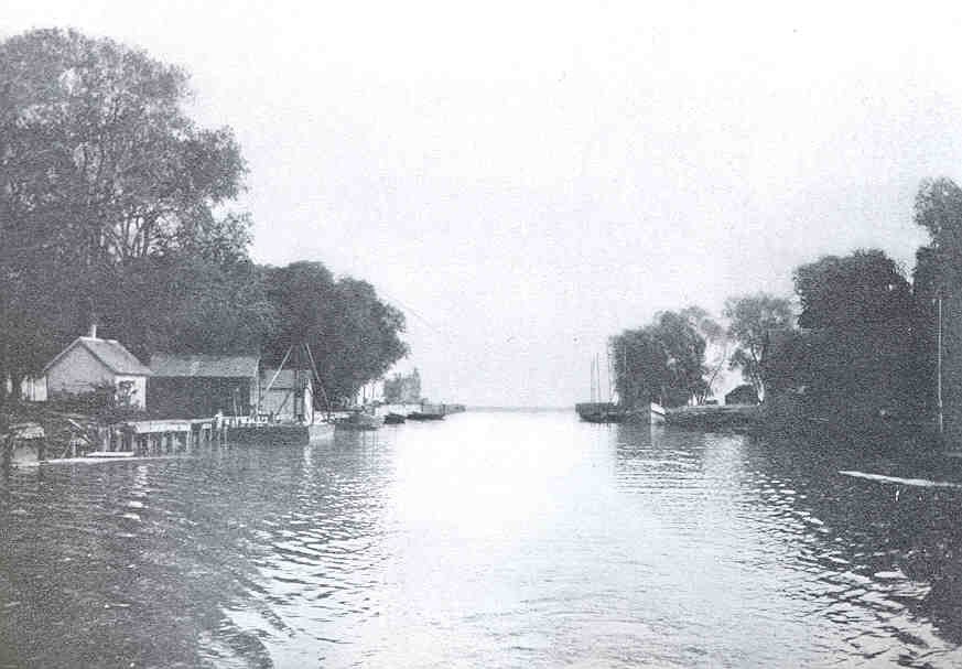 FMIB 33493 Harbor at Monroe Piers, Mich