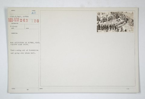 Liberty Bonds - Public Gatherings - War Activities at Alpena, Michigan. Victory Loan drive