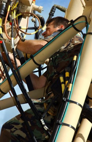 Pennsylvania Air National Guard (PAANG) Technical Sergeant (TSGT) Bob Young, 271st Combat Communications Squadron (CBCS…