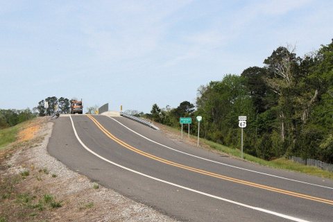 US 67 over railroad tracks in