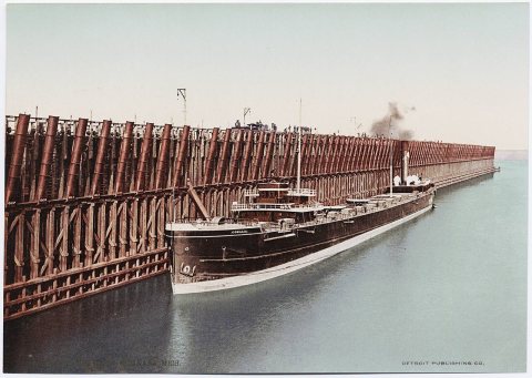 The Escanaba ore docks