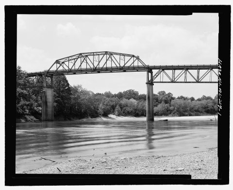 Tutwiler Bridge, Spanning Tombigbee River on Alabama State Highway 9