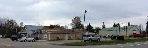 Commercial section at Main Street and US Hwy 59