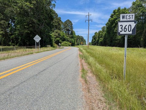 Arkansas Highway 360 near