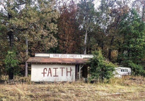 Roadside Church in Rural Arkansas