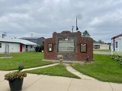 Veteran's memorial-Clarissa, Minnesota