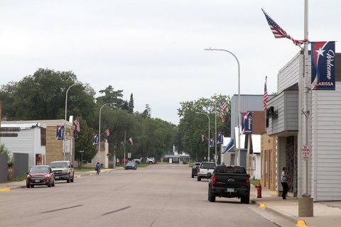 Main Street scene-Clarissa, Minnesota-04